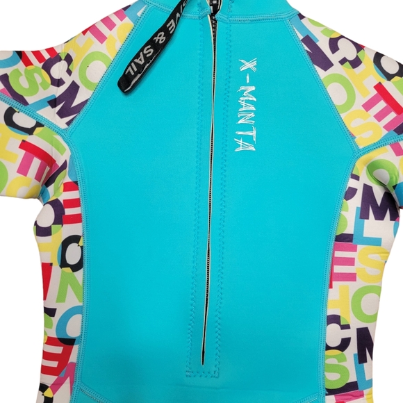 NWOT Dive & Sail Kids Wetsuit  Thermal Neoprene One Piece Short Sleeves XL - Picture 6 of 13